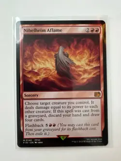 Nibelheim Aflame Final Fantasy M 0146 FFVII Non-foil MtG regular eng - Image 1