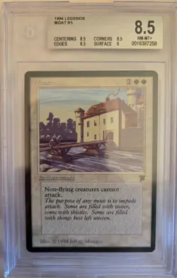 MTG Legends Moat 8.5 NM-MT+ - Image 1