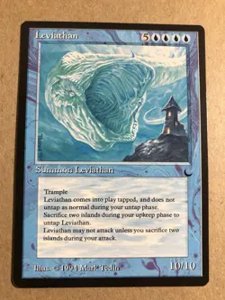 Leviathan the Dark Regular LP MTG Magic the Gathering Card - Image 1
