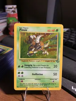 PokÃ©mon TCG Pinsir Holo Rare Card 9/64 Jungle Unlimited Vintage - Image 1