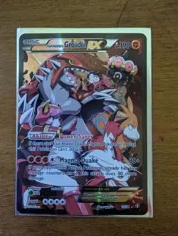 Pokemon TCG Team Magma's Groudon EX Double Crisis Full Art Holo Card 15/34 - Image 1