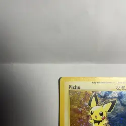PokÃ©mon Pichu TCG Neo Genesis Holo Card 12/111 Unlimited Holo Rare  - Image 4