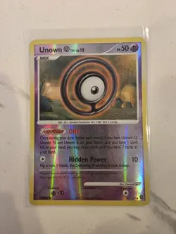 Pokemon Card - Unown O 70/132 - Secret Wonders - Reverse Holo - LP/NM - Image 1