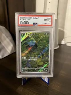 PSA 10 Gem Mint Bulbasaur 166/165 AR Art Rare 151 sv2a Japanese Pokemon Card - Image 2