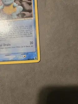 Pokemon TCG Ditto Squirtle Card 064/113 Delta Species, Regular LP Condition - Image 4