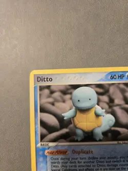 Pokemon TCG Ditto Squirtle Card 064/113 Delta Species, Regular LP Condition - Image 5