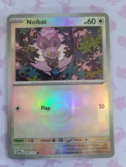Noibat 090/131 Master Ball Reverse Holo Prismatic Evolutions Pokemon Card NM - Image 1