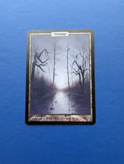 MTG Swamp Full Art: Unhinged #138 â€“ EX-MT - Image 1