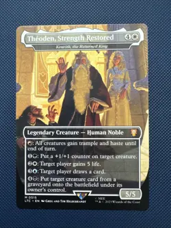 MTG Theoden, Strength Restored - Kenrith, the Returned King Borderless (LTC) NM - Image 1