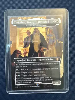 MTG Theoden, Strength Restored - Kenrith, the Returned King Borderless (LTC) NM - Image 3