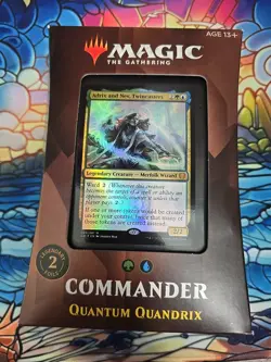 MTG QUANTUM QUANDRIX Commander Deck  New Sealed. Green Blue - Image 1