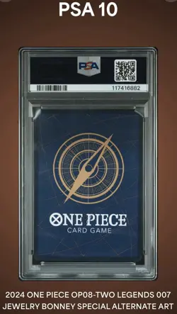 Jewelry Bonney One Piece Card Game (SP) OP08 Two Legends ST02-007 PSA 10 ðŸ’Ž - Image 2
