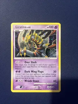 Giratina LV.63 Holo Rare Card #10/127 Vintage, Moderately Played - Image 1