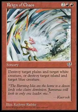 Reign of Chaos - Light Play MTG Mirage - Image 1
