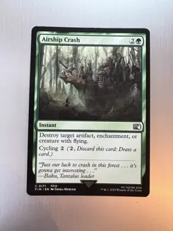 Airship Crash - 171 - Magic: Final Fantasy MTG - Common - Regular - FFIX - Image 1