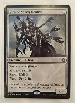 MTG  Sire of Seven Deaths - Foundations - Mythic - Regular M 0001 - Image 1
