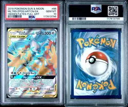 2019 POKEMON SUN & MOON HIDDEN FATES FULL ART/MOLTRES ZAPDOS ARTICUNO GX PSA 10 - Image 3