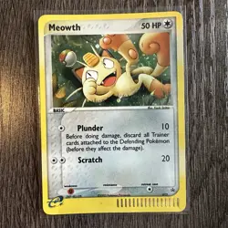 Meowth 013 Black Star Promo EX Series Collector's Tin Nintendo Holo Pokemon Card - Image 1