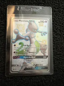 Pokémon Mewtwo GX TCG Full Art Ultra Rare Holo Card SV59/SV94 - Image 1