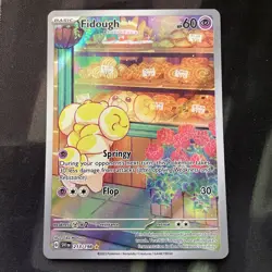 Fidough 213/198 Sv01: Scarlet & Violet Base Set Holo Full Art Pokemon Card - Image 3