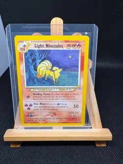 Pokemon TCG 2002 Neo Destiny Set: Light Ninetales 50/105 - Uncommon Card - LP - Image 1