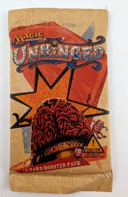 Sealed Magic Unhinged Booster Pack WOTC 2004  (15 Cards Per Pack) - Image 1