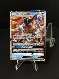 Greninja GX SM197 Holo Black Star Promo Pokémon Card LP - Image 3