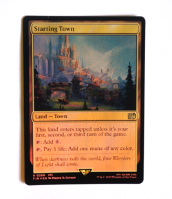 Starting Town Magic the Gathering Final Fantasy Commander Booster Foil Card (NM) - Image 2
