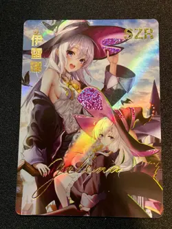 Goddess Story CCG Holo Foil Waifu Anime SZR Signature Cards - Yelena - Image 1