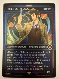 MTG English The Tenth Doctor (Showcase) NM Foil Universes Beyond: Doctor Who - Image 1