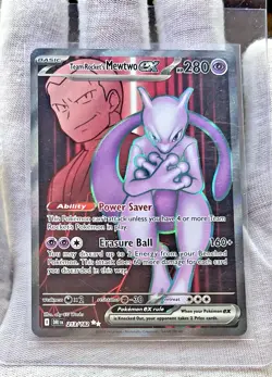 8x SIR IR Lot - Pokemon Cards Destined Rivals Lot - Team Rocket's Mewtwo ex + - Image 2