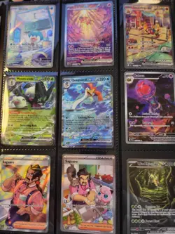 Pikemon Paldea Evolved  Binder Card Lot-Lots of Base Set Cards-1 Ea of Full Arts - Image 1