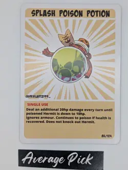 HermitCraft TCG Series 1 FE Cards - Effects - Build your Deck! - Image 17