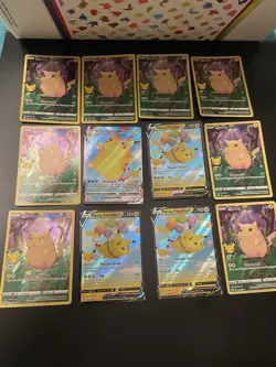 Pikachu Pokemon Celebrations 25th Anniversary Full Art Card Lot (12) 005 006 009 - Image 2