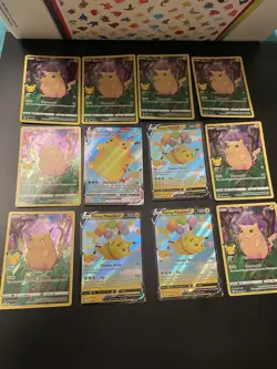 Pikachu Pokemon Celebrations 25th Anniversary Full Art Card Lot (12) 005 006 009 - Image 4