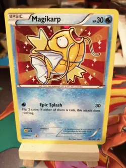 Pokemon card Magikarp XY143 Holo Promo Ultra Rare shiny Gold - Image 4