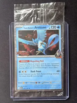 Pokemon TCG Team Rocket's Articuno Sv10: Destined Rivals Promo Card (Sealed) - Image 5