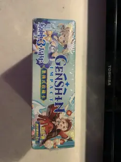 Genshin Impact 32 Pack Booster Box Trading Card Holo CCG TCG Doujin #T069 Sealed - Image 2