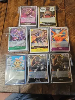 One Piece 500 + Card Bulk Lot English C/UC/R Reg/Foil  One Piece TCG OP-09 - Image 1