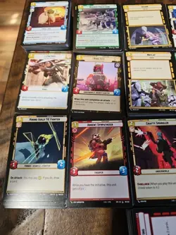 Star Wars Unlimited Bulk Lot 1600+ Cards, Common Uncommon, Set 1 And 2 Mix - Image 2
