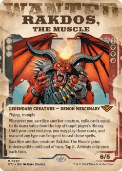 MTG - Rakdos, the Muscle (Showcase) - - Light Play - Normal - Image 2