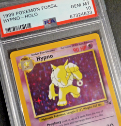 Hypno Fossil 8/62 Holo Pokemon Card 1999 Unlimited PSA 10 GEM MINT POP 77 - Image 6