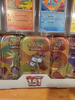Pokemon TCG Scarlet Violet 151 Costco 5 Mini Tin Bundle + Promo Cards - Image 10