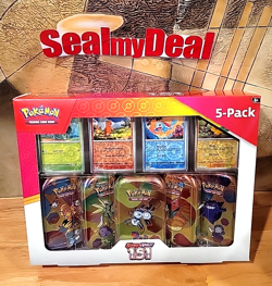 Pokemon TCG Scarlet Violet 151 Costco 5 Mini Tin Bundle + Promo Cards - Image 7