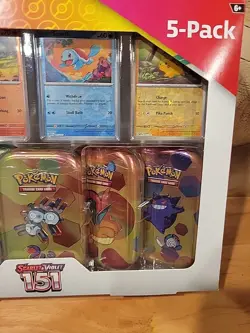 Pokemon TCG Scarlet Violet 151 Costco 5 Mini Tin Bundle + Promo Cards - Image 9
