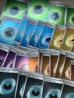 Pokemon 151 Cosmos Holo Huge 43 Card Lot!! Lots of Swirls 💫 Energy NM+ - Image 3