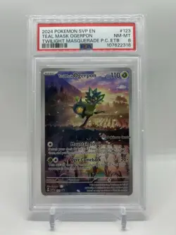 Teal Mask Ogerpon - 123 (Pokemon Center Exclusive) 123 Sv: Scarlet & Violet Promo Cards Holo - Image 2
