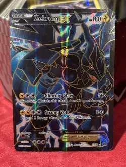 Pokemon Zekrom EX Full Art Ultra Rare Holo Card 97/99 BW Next Destinies - Image 1
