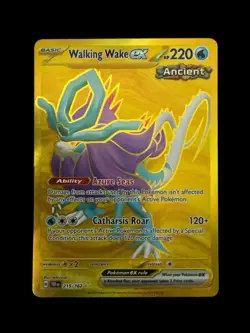 Pokemon TCG - Walking Wake ex 215/162 Sv05: Temporal Forces Gold Holo Hyper Rare - Image 3