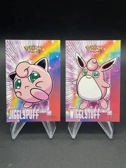 Jigglypuff Wigglytuff Pokemon 2024 Database Attacks Kanto Cracked Ice Holo - Image 3